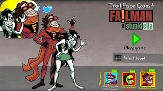 Troll Face Quest: Stupidella and Failman Full Walkthrough All 40 Levels Android iOS Mobile Gameplay screenshot 3