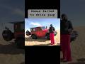 Womams vs Jeep #woman #flyp #shorts #failed #trending#shorts