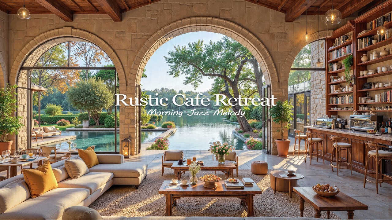 Rustic Stone Café Jazz | Warm Café Instrumental Music for Study, Work & Quiet Focus