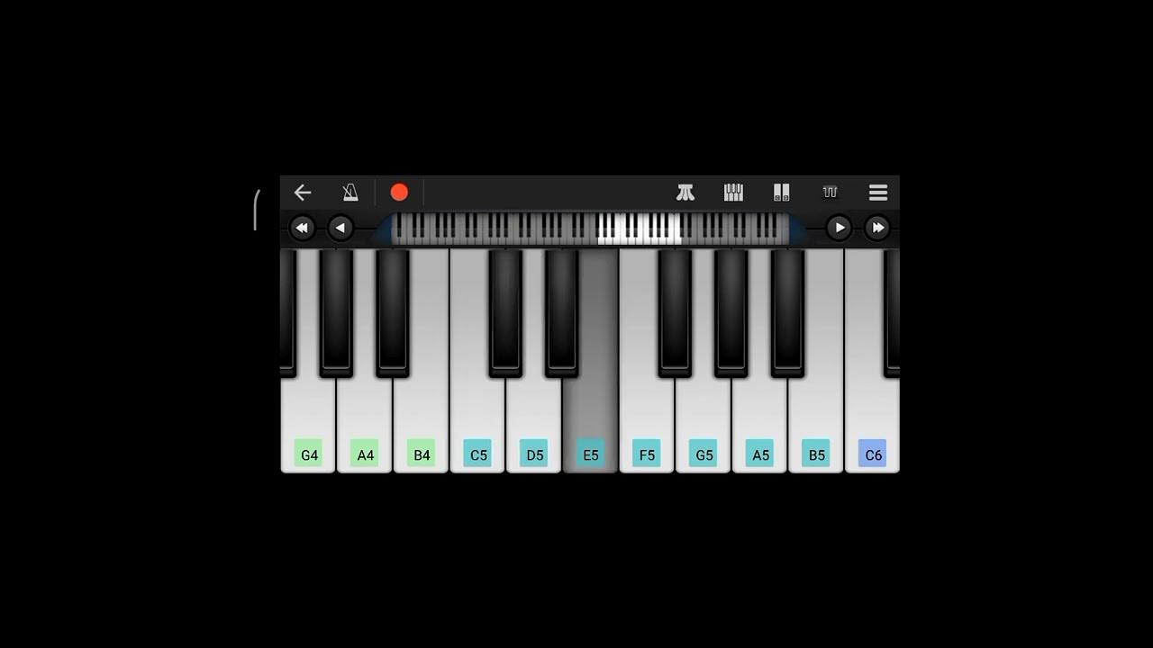 Buzz song in piano