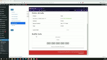 Wordpress - Raffle Play Woo Setup - Raffle Plugin for Woocommerce