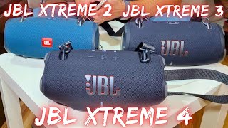 JBL Xtreme 4 VS JBL Xtreme 3 VS JBL Xtreme 2 SOUND TEST Comparison