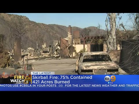 Skirball Fire In Bel Air Now 75 Percent Contained, Firefighters Say