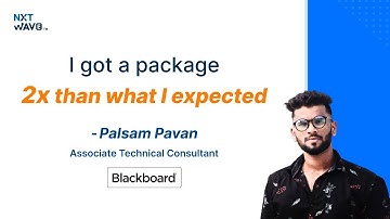 🎉 I got a tech job with a 2x salary than I expected: Pavan’s Transformation with NxtWave