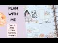 Plan With Me | Live Love Posh Quad Lined Layout | Dolls and Florals