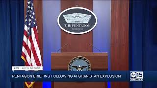NOW: AMERICANS KILLED IN AFGHANISTAN: Pentagon on two explosions outside Kabul airport
