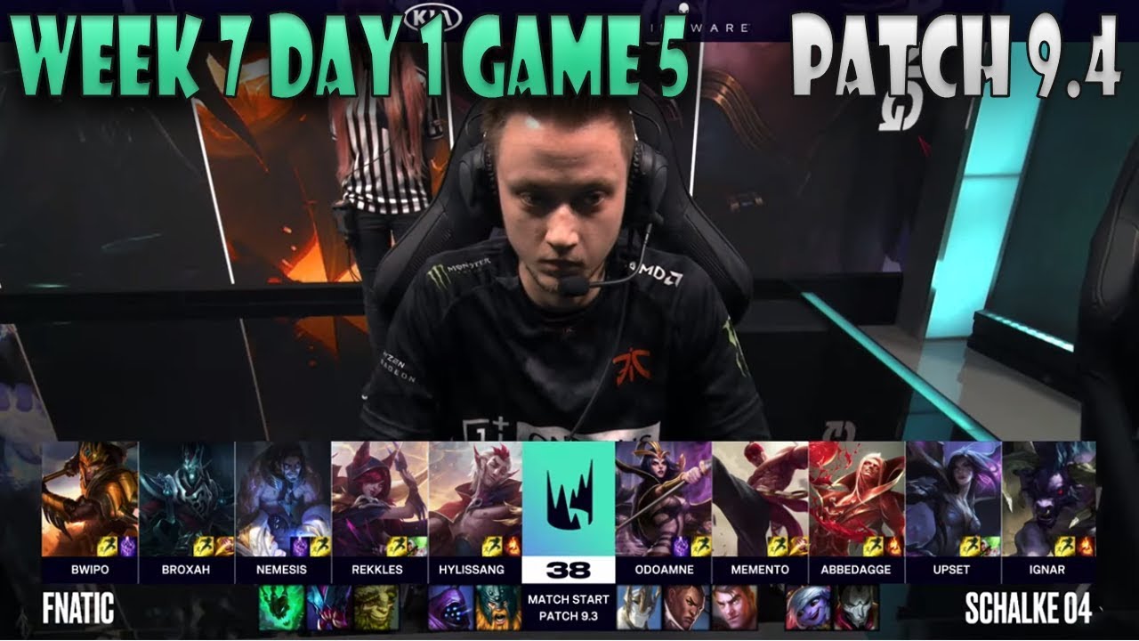Fnatic vs FC Schalke 04 | Game 5 W7D1 LES/EULCS 2019 Spring | FNC vs S04 - Patch 9.4