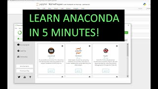 Learn, Install, and Use Anaconda for Data Science in 5 minutes!