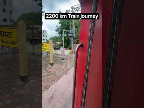 2200 km Train journey | Indian railways #shorts #indianrailways #indiatour #travel