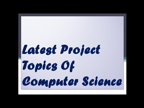 Latest Project Topics Of Computer Science ...