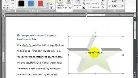 Microsoft Word 2007 ENG TB 05 07 Format a Shape