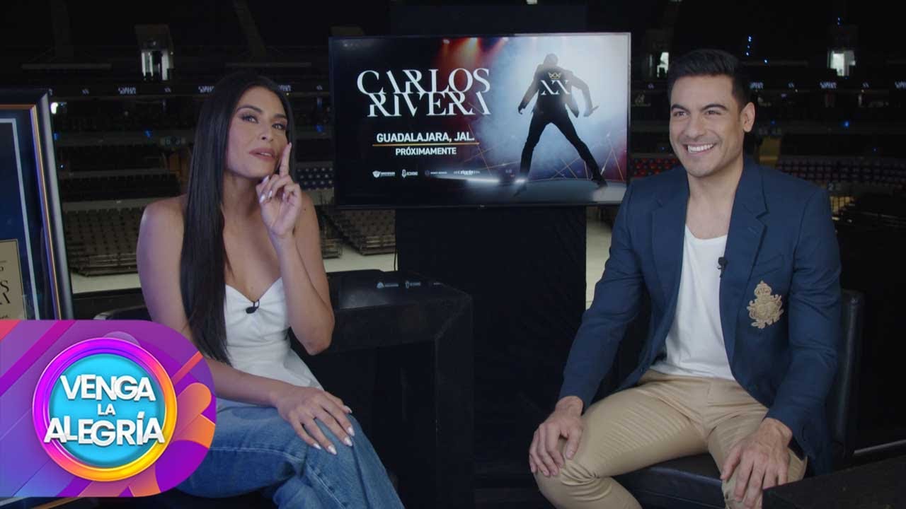 ¡Así va a celebrar Carlos Rivera sus 20 años de trayectoria! | Venga La Alegría