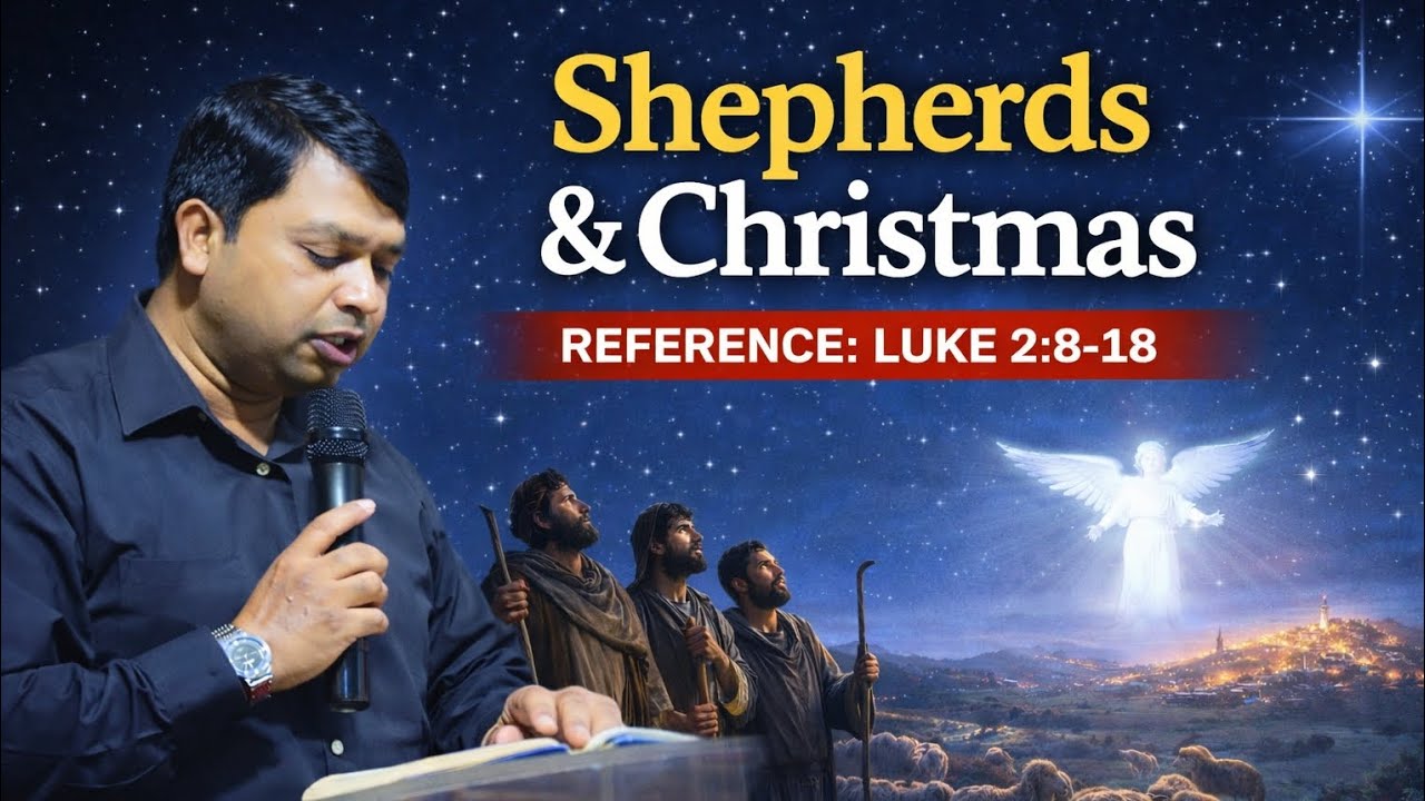 Christmas eve || Shepherds & Christmas Sermon by Pastor Sharafat Bashir.