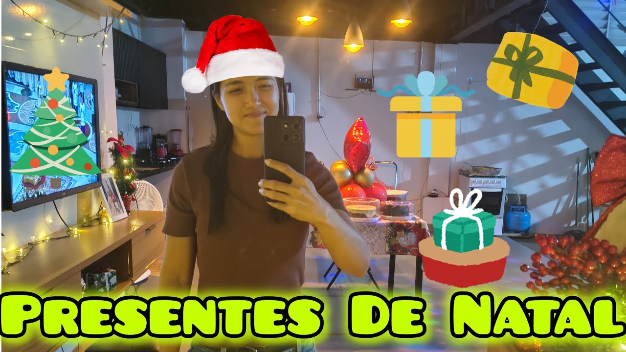 MOSTRANDO MEUS PRESENTES DE NATAL 🎄🎁💝
