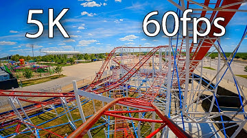 Texas Wildcat front seat on-ride 5K POV @60fps Cotaland