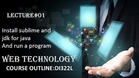 Lecture~01 || basics installation for web technology || in urdu hindi