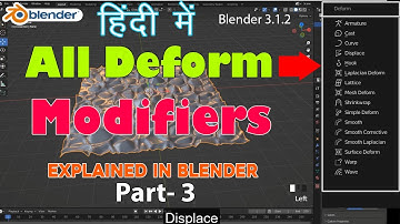 All Deform Modifiers Explained in Blender Part-3 I Hindi