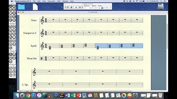 Finale Notepad - Setting Up Your Score