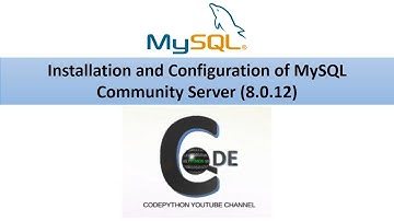 Installation and Configuration of MySQL Community Server (8.0.12)