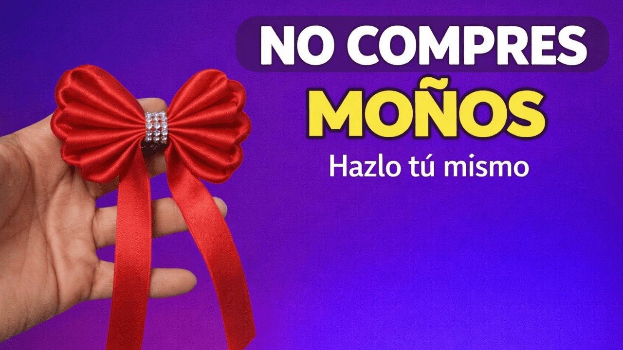 Moño de Lujo para TODO: El secreto para Regalos, Cabello y Ramos de Flores 💐