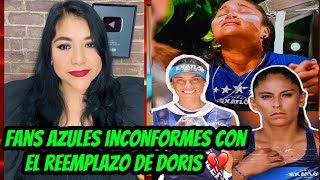 Fans azules INCONFORMES con el reemplazo de DORIS 😡💔 | Exatlón México