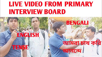 Live video interview from primary board.wb tet interview