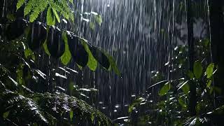 🔴 LIVE Soft Rain Forest Sounds 💧🌫️🌿 For Deep Night Sleep Relaxation and Calming Mind screenshot 2