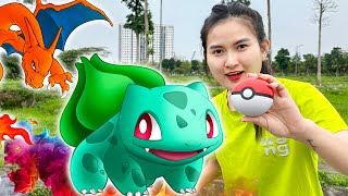 Changcady và cuộc chiến pokemon rồng, ếch phun lửa. Ai sẽ giành chiến thắng?
