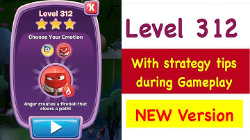 Inside Out Thought Bubbles Level 312 NEW Version Tips and Strategy Gameplay Walkthrough