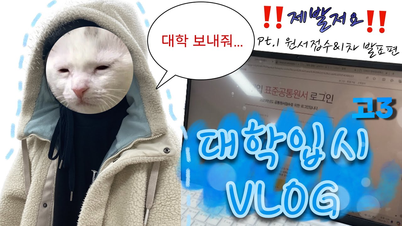 [VLOG] 고3 수시 원서 접수&1차 합격자 발표 브이로그ㅣ경영학과ㅣ일반고 2점대ㅣ 진학사 ㅣ대학 입시 브이로그 ㅣ1편