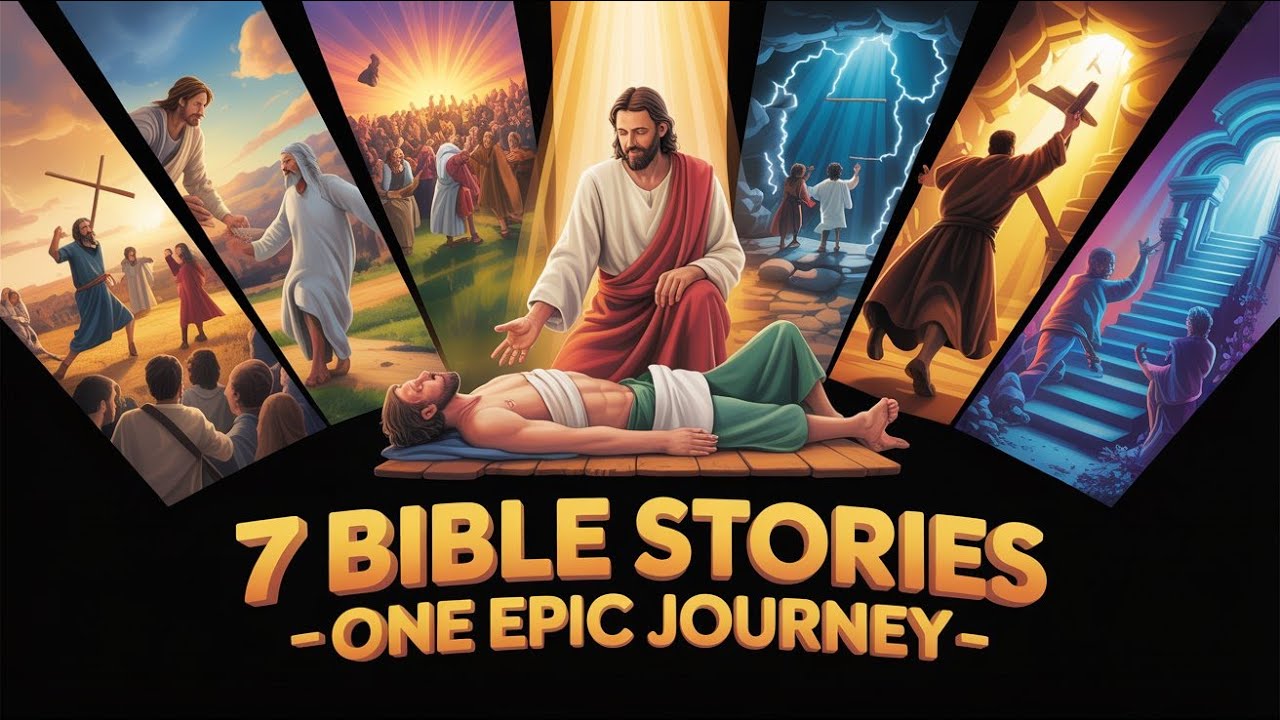 7 Bible Stories in One Epic 3D Animation | David vs Goliath, Jesus ...