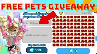  Live Pet Simulator X - Roblox Pets Giveaway