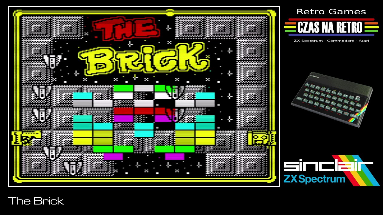 ゲームキャラクター brick The Brick (1989) - ZX Spectrum - YouTube