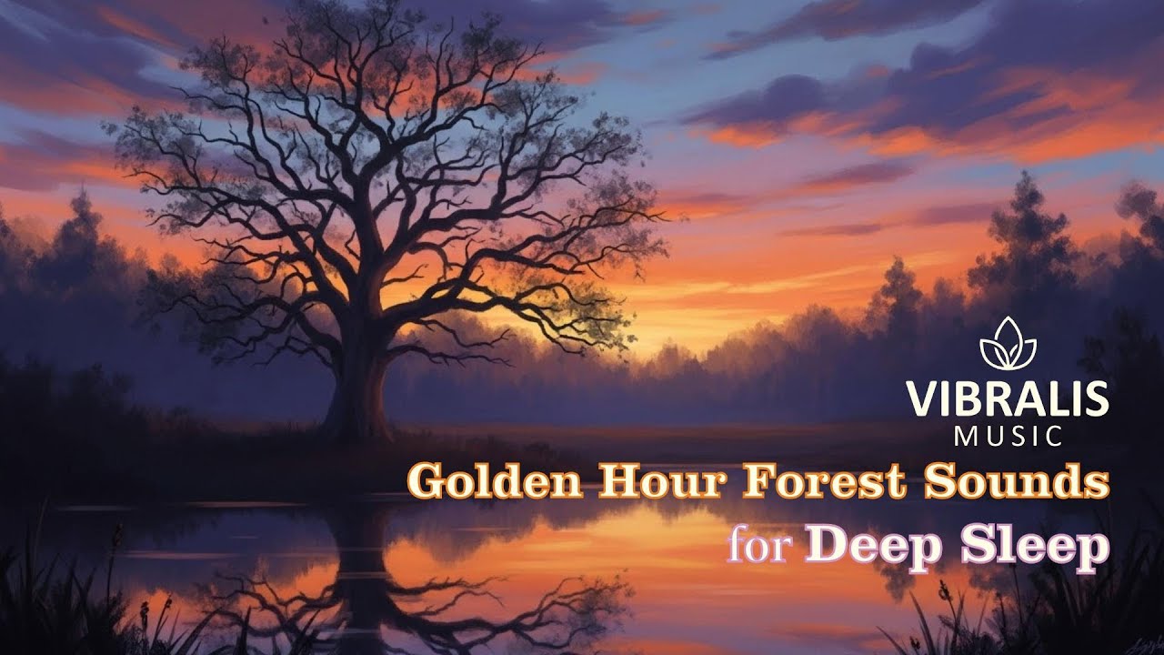Golden Hour Forest Sounds for Deep Sleep - 432Hz Healing Frequency