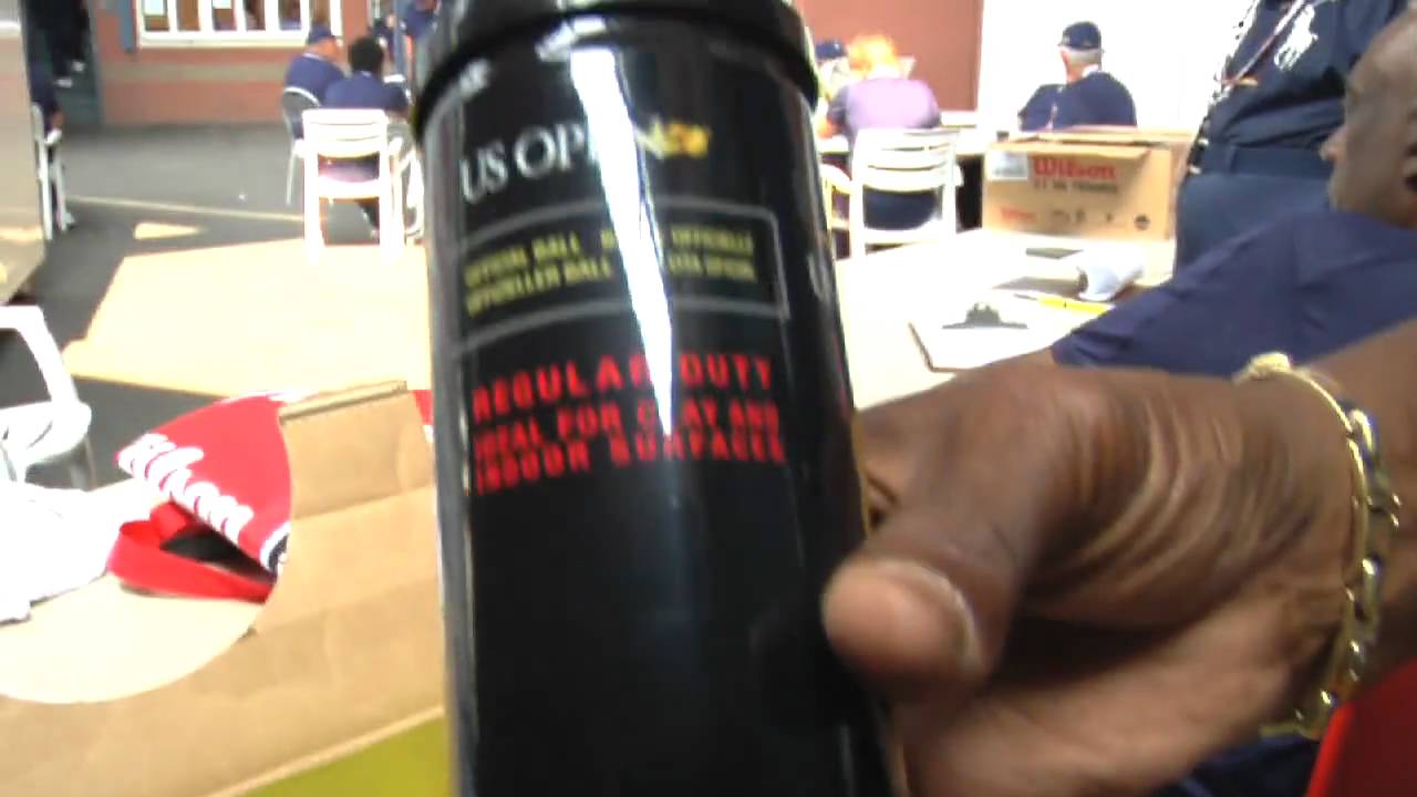 US Open Behind The Scenes Recycled Tennis Ball Cans YouTube