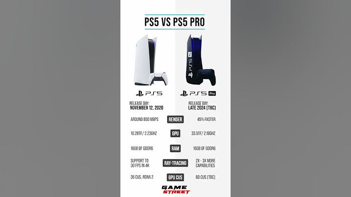 Ps5 vs Ps5 PRO