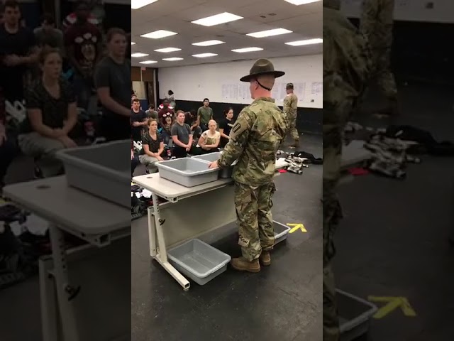 Fort Jackson Shakedown At Basic Training Youtube