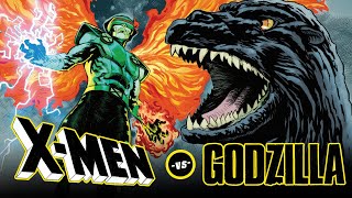 Godzilla Vs X-Men The King Of Monsters Dominates The House Of X
