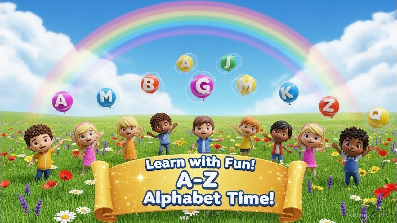 Abc Song | Learn Abc Alphabet For Children | Kids Song & Nursery Rhymes |  Alphabet Song