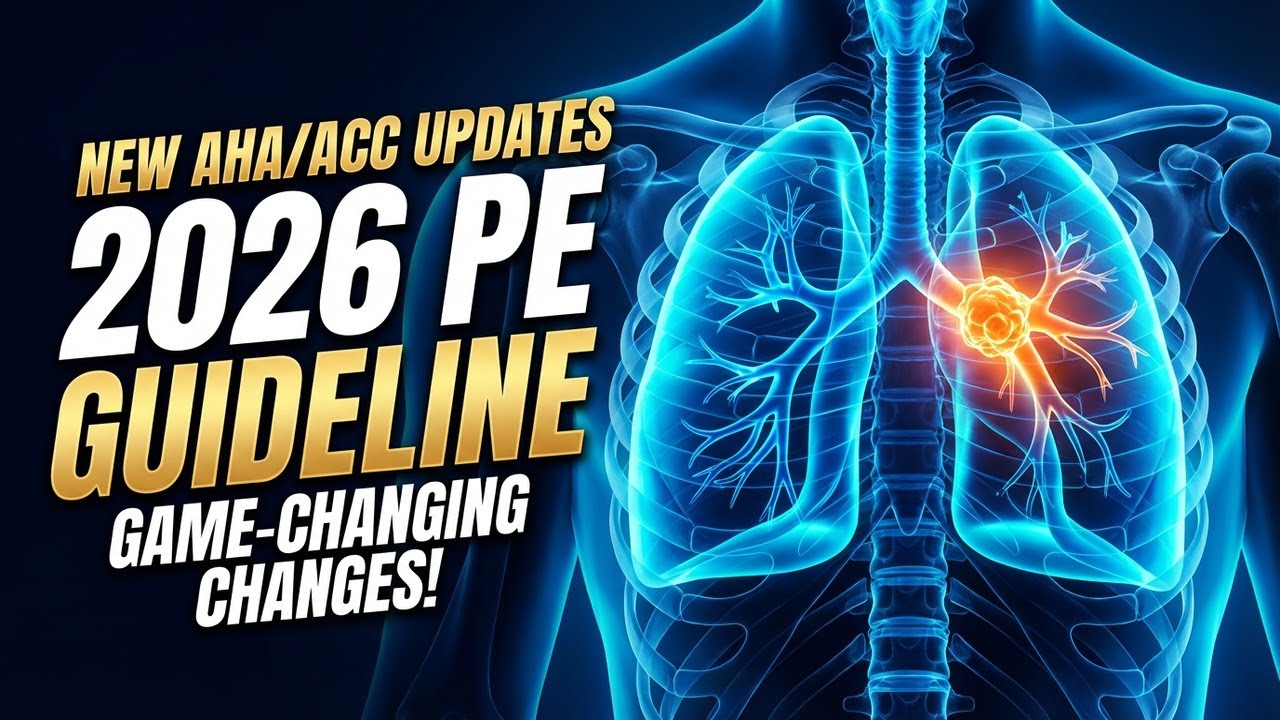2026 AHA/ACC Pulmonary Embolism Guideline: A Complete Review of All Key Updates #medical
