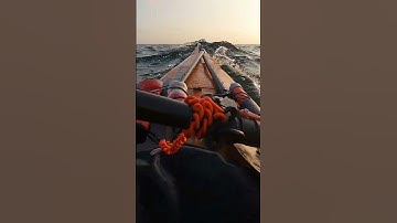 Sea kayaking in WAVES with the Airfusion EVO inflatable kayak, Advanced Elements