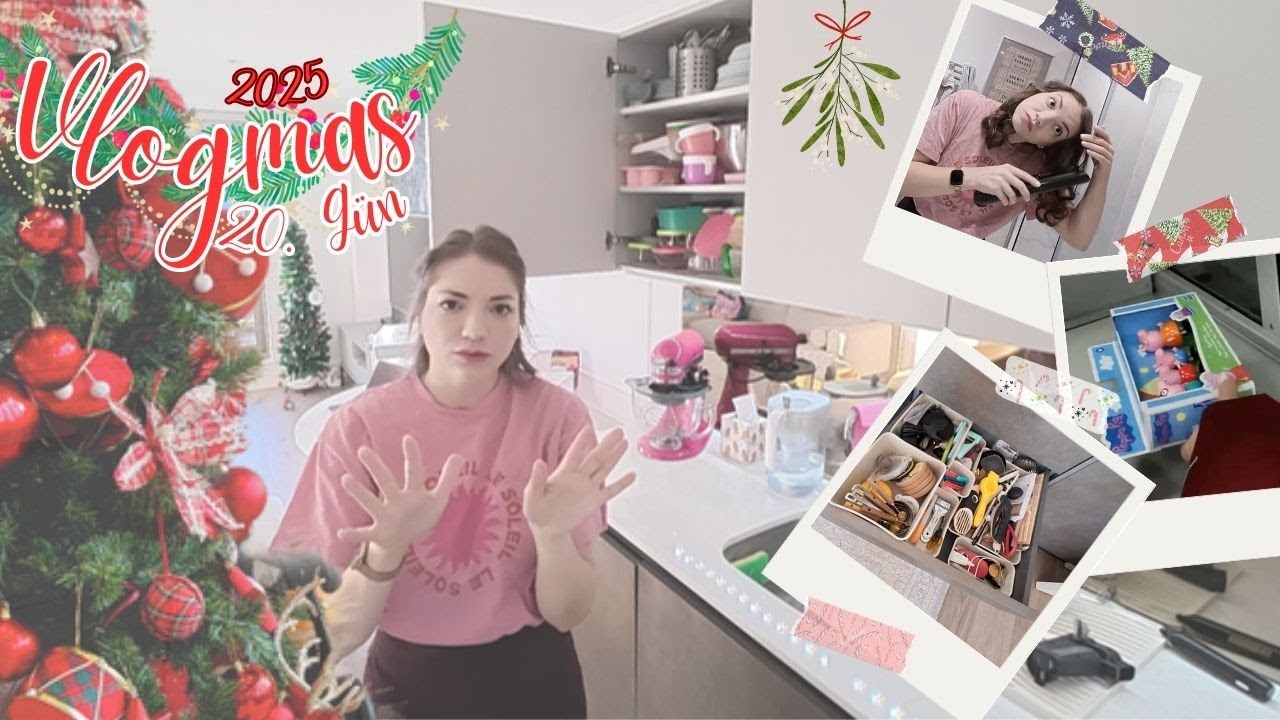 Vlogmas 20 🎄 Uzun Süredir Ertelediğim İşlere Başladım | Mutfak Düzeni | Ne İzliyorum?