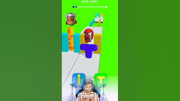 Thor ❤️ Vs Spider Man 💙😮 Blob Shifter 3d Boss Level #shorts #gameplay #games #gaming