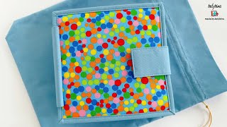 Quiet Book #70 "Colourful Confetti" | Interactive Fabric Book