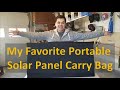 Portable Solar Panel Protective Storage &amp; Carry Bag