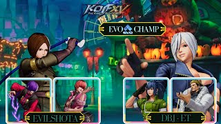 KOF15 - DBJ ET (JP Champ) Vs Evilshota (25 Yrs Young TW) #kofxv