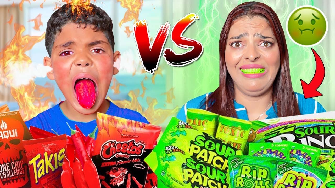 اخيرا..يونس جرب اغرب السناكات 🧀اليابانية والامريكية🇺🇸الحامضة والحااارة 🌶️🤢