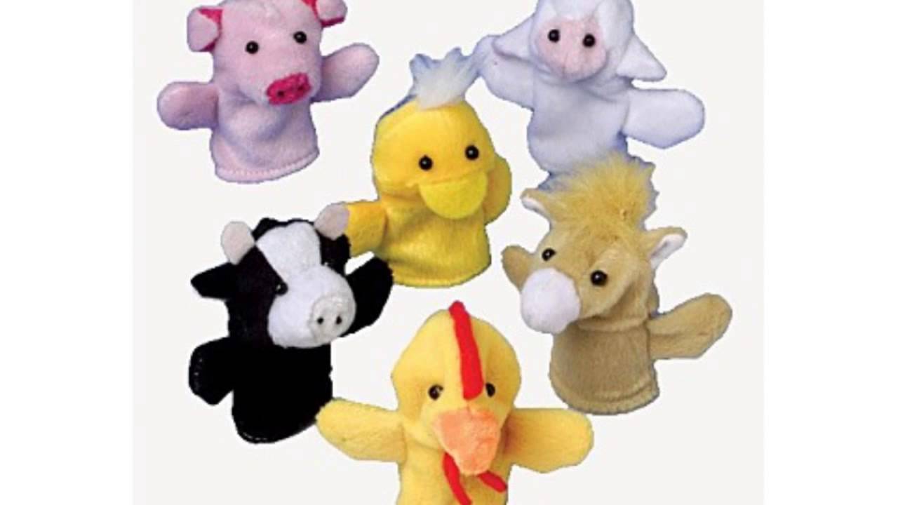 Farm Animal Finger Puppets - YouTube