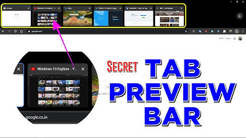 Enable TAB PREVIEW BAR in Google Chrome | 1-Minute Tips | Browser Tips & Tricks | Chrome Hacks