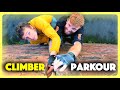 Pro Climber Lands New School Parkour Move